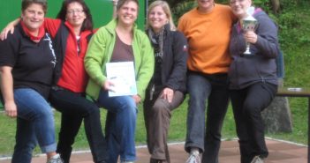 Leichtathleten beim Dorfschießen