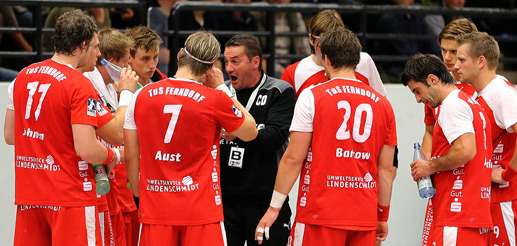 Auch ein Team-Time-Out kurz vor Schluss konnte die Niederlage nicht verhindern (Archivfoto: Schaumann)
