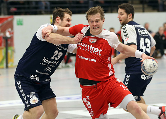 Carsten Lange Top Scorer der letzten Spiele erzielt einen seiner sechs Treffer (Foto Schaumann)