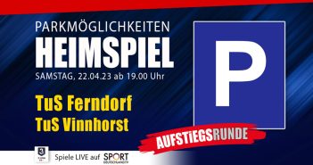 TuS Ferndorf gegen TuS Vinnhorst: Parkmöglichkeiten für Zuschauer